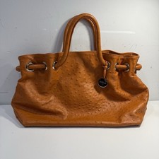 Furla ostrich orange for sale  Doylestown