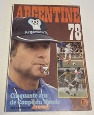 Cahiers equipe argentine d'occasion  Quarré-les-Tombes