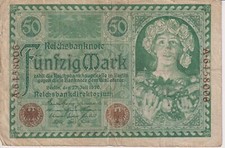 Deutsches reich reichsbanknote gebraucht kaufen  Eilenburg