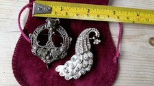 Two costume brooches for sale  WATLINGTON