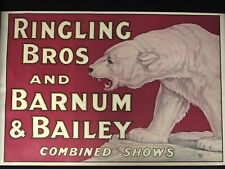 Cirque affiches ringling d'occasion  Boulogne-Billancourt