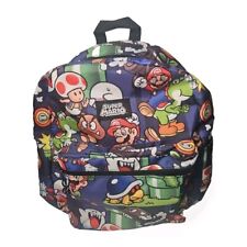 Mochila infantil Super Mario Bros 16" bolsa de livros toda estampa Nintendo Loved!! comprar usado  Enviando para Brazil