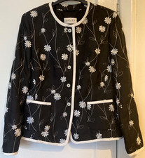 Ladies embroidered black for sale  WOLVERHAMPTON