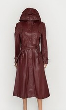Vtg leather trench for sale  Bensenville