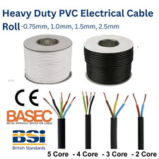 Core electrical flex for sale  HOUNSLOW