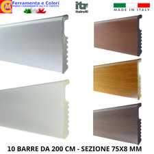 Battiscopa polistirene 75x8mm usato  Monte di Procida