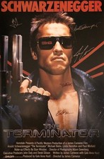 Pôster raro do filme O Exterminador do Futuro assinado comprar usado  Enviando para Brazil