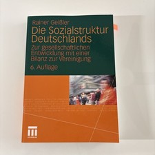 Sozialstruktur deutschlands zu gebraucht kaufen  Pirmasens