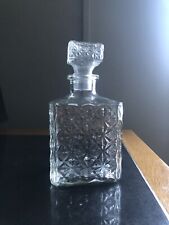 Glass decanter retro for sale  FERNDALE