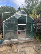 Used aluminium greenhouse for sale  DERBY
