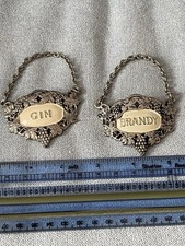 Pewter decanter labels for sale  PLYMOUTH
