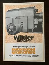 Wilder robomatic grain for sale  BRISTOL