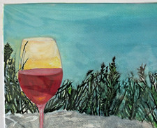 Original watercolor along for sale  Summerville