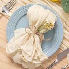 Beige cheesecloth napkins for sale  Laredo