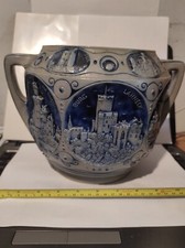 WAZON CERAMICZNY / DONICA Z NIEMIECKIMI MIASTAMI   XX WIEK OLD na sprzedaż  PL