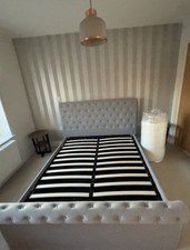 Stylish grey ottoman for sale  LONDON