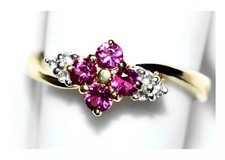 Rubellite gold ring for sale  HUNTINGDON