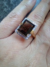 Smokey quartz diamonds for sale  TROON