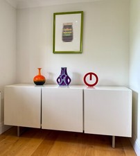 White gloss stylish for sale  BOURNEMOUTH