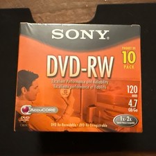 10 sony dvd r packs for sale 10 sony dvd r packs for sale Wilkes Barre