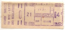 Bus ticket tim for sale  MAIDSTONE