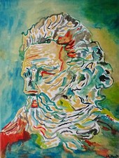 obraz olejny god bóg antic oil on canvas zeus olimp new klasycyzm na sprzedaż  PL