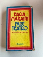 Maraini fare teatro usato  Napoli