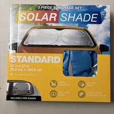 TIPOS conjunto de guarda-sol solar 3 peças tamanho padrão 30 x 57" comprar usado  Enviando para Brazil