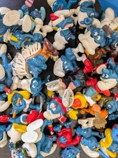 Lotto puffi vintage usato  Roma