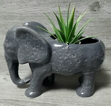 Grey elephant planter for sale  ST. AUSTELL