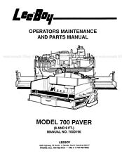 Leeboy 700b paver for sale  USA
