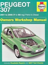 Peugeot 307 Petrol and Diesel Owners Workshop  Manual: 2001 to 2008 (Haynes Serv comprar usado  Enviando para Brazil