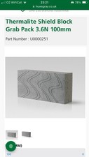 Thermalite shield blocks for sale  LOUGHTON