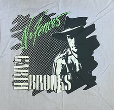 Bandana de concerto Garth Brooks SEM CERCAS 20x20 usada OOP [0139] mercadoria de turnê comprar usado  Enviando para Brazil