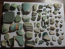 Green white vintage for sale  UK