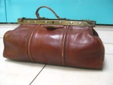 Vintage leather gladstone for sale  MATLOCK