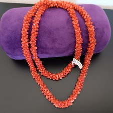 Collana corallo rosso usato  Guspini