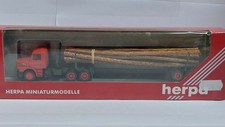 🚛Herpa 144124 Scania Hauber Topline Langholztransporter 1/87  (25/47B)🚛 comprar usado  Enviando para Brazil