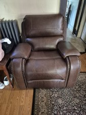 Recliner leather chair for sale  Newark