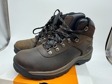 Botas de caminhada Timberland Flume masculinas couro marrom escuro com cadarço à prova d'água - 10, usado comprar usado  Enviando para Brazil