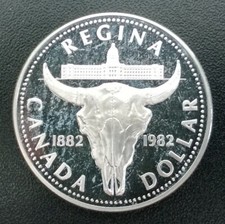 1982 kanada silber gebraucht kaufen  Versand nach Germany