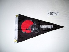 BANDEIRA LEVELND BROWNS 12'" X 20" *DUPLA FACE* CARRINHO DE BARCO ATV BICICLETA JARDIM QUINTAL comprar usado  Enviando para Brazil