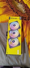CORSAIR - iCUE LINK QX120 RGB 120mm PWM estojo de computador 3 ventiladores kit inicial preto comprar usado  Enviando para Brazil