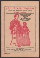 Art ventriloquism booklet for sale  Hartford
