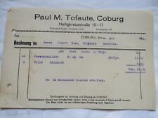 Coburg paul tofaute gebraucht kaufen  Bernsbach