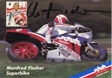 uralte AK Autograph Rennfahrer Manfred Fischer Deutschland Superbike //27 comprar usado  Enviando para Brazil