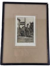 Etching print framed for sale  CHICHESTER