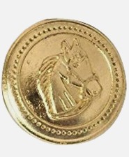 Gold horse head for sale  AMMANFORD