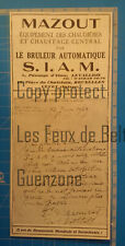 Bruleur automatique siam d'occasion  Beaumont-de-Lomagne