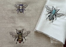 Textile broderie motifs d'occasion  Morestel